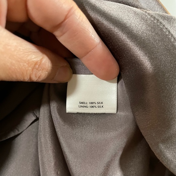 Eileen Fisher silk tank. Fully lined. Size: petite large - Picture 4 of 5